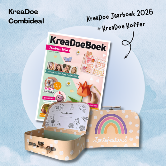 KreaDoe Jaarboek 2026 + Lentefestival Koffer